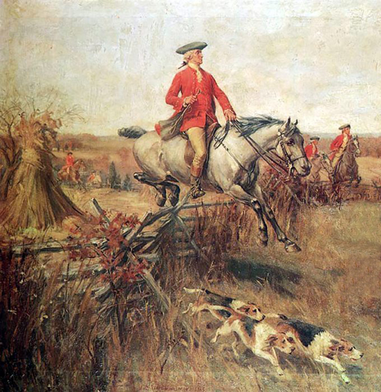 Washington at the hunting